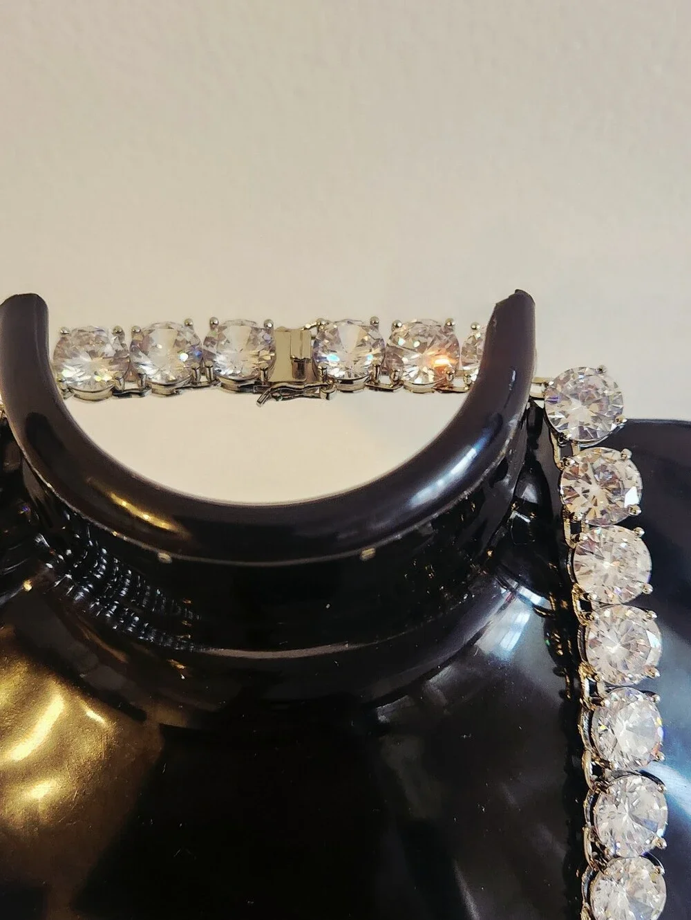 10mm Silver Tennis necklace